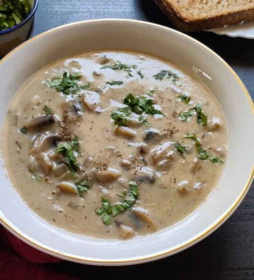 Creamy Mushroom and Barley